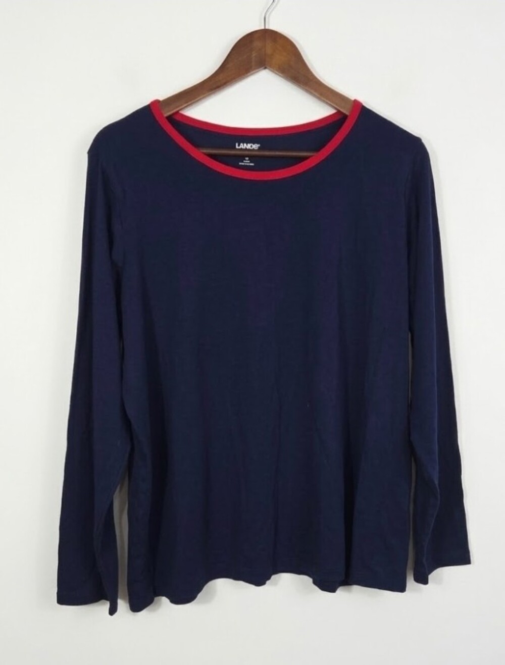 Land's End Navy long sleeve top